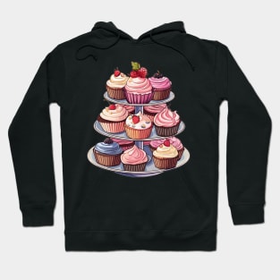 Cupcake tray Sweets Treats Birthday Baker Chef Hoodie